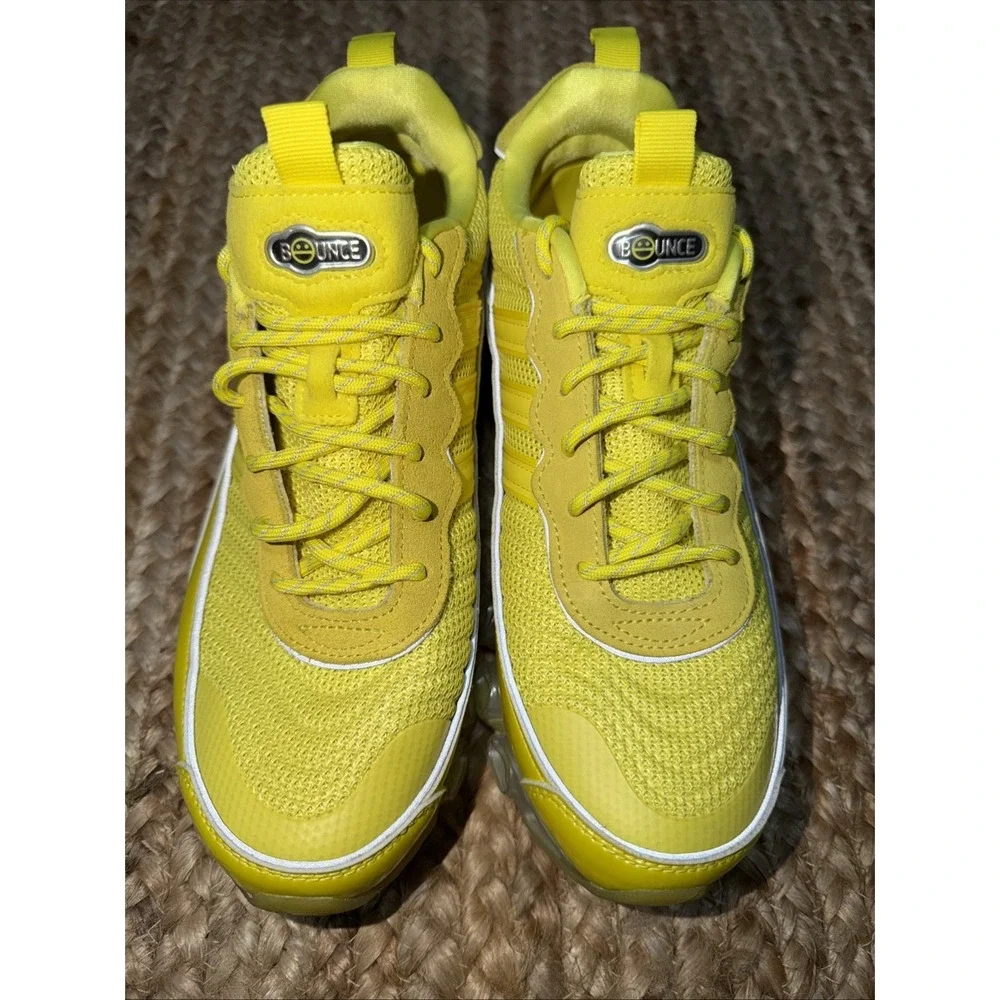 Adidas Microbounce T1 Shoes Size 7.5 Shock Yellow 779001 Rare Color